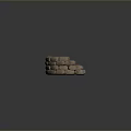 Stacked Stone Bricks With Rough Surface And Natural Texture For Household Decorative Steps