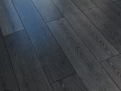 Dark Wooden Flooring With Natural Wood Grain Texture For Modern Home Interior 3d model