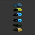 Colorful Comfortable Slippers With Yellow Green Blue And Multicolor Patterns For Daily Wear