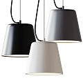 Modern Minimalist Pendant Lights With Black White Gray Shades And Sleek Design