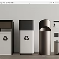 Modern Trash Bins With Recycling Symbols Various Styles And Sleek Designs For Home