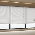 Venetian blinds Curtain Window 3d model