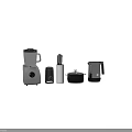 Essential Kitchen Appliances Blender Knife Set Electric Kettle Rice Cooker Pot
