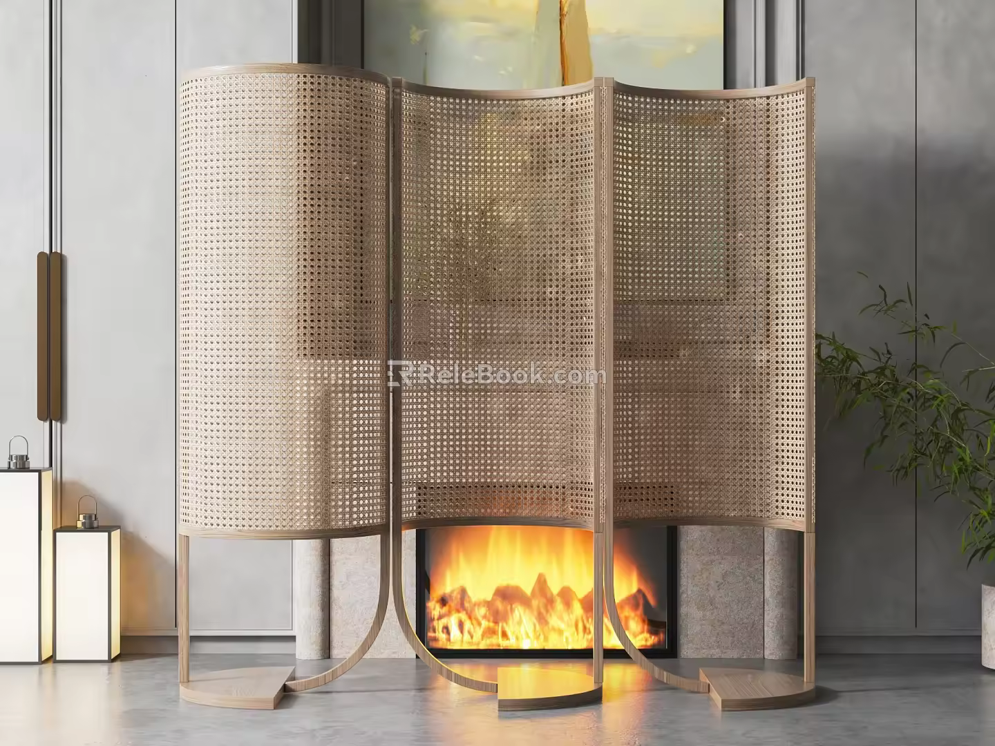 Silent screen partition 3d model