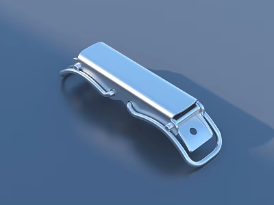Sturdy Metal Hardware Tool Clamp With Sleek Design For Fixing Tasks 3d model