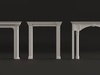 French Door Cover 3d model