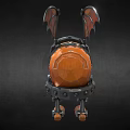 Robot Mechanical Bat Attack Robot Intelligent Robot Science Fiction Robot Future High-tech Low Face Number Low Model Simple Model Film and Television Level 3d model