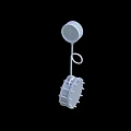 Industrial Measuring Equipment With Circular Gauge And Blue Suspended Structure Design