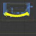 Minion Themed Commercial Display Equipment With Multiple Minions Yellow Structure And Silver Base