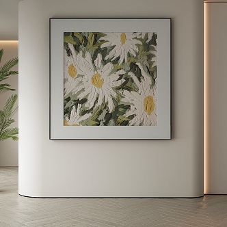 modern decorative painting 3d model