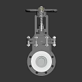 Industrial Stainless Steel Gate Valve With Flanged Ends And Handwheel Operation Design