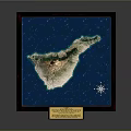 Black Transparent Acrylic Square Display With Wooden Base And Gold Plaque
