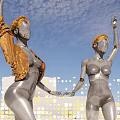 Modern Robot Atomic Heart Twin Dancing Mechanical Ji Female Robot Su-style Aesthetic Robot 3d model