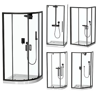 Modern Shower Room Integral Shower Room Shower Room Shower Partition Glass Bath Room 3d model