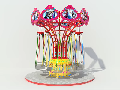 flying chair lotus flying chair 3d model
