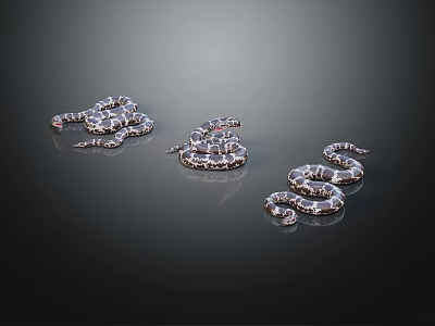 Modern Snake Sand Python 3d model