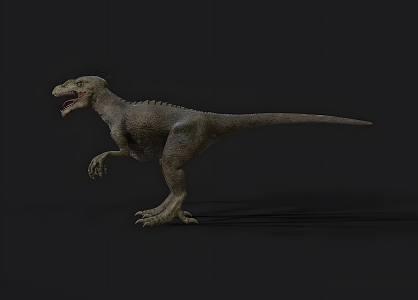 Realistic Velociraptor Realistic Jurassic Animal Dinosaur Velociraptor Reptile Movie Game 3d model