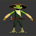 Frog Poison Frog Game Frog Reptile Cold Blooded Animal Reptile 3d model