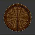 Practical Woven Basket For Household Daily Use With Sturdy Handle And Braided Design