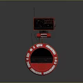 Industrial Robot Single Wheel Robot Double Wheel Robot Assistant Small Robot 3d model