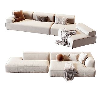 Modern Multiplayer Sofa 3d model