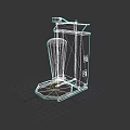 Juicy Doner Kebab Meat Rotating On Traditional Vertical Rotisserie Machine