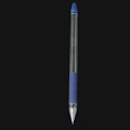 Sleek Transparent Barrel Blue Cap Ballpoint Pen For Daily Writing Use And Comfort