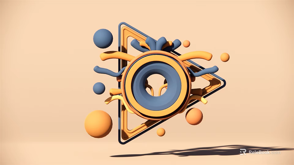 Modern Open Concept Kitchen Interior With Island Counter And Stainless Appliances 3d model