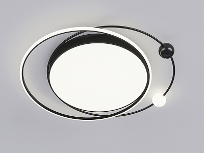 Modern Ceiling Light Planet Track Ceiling Light Children's Room Ceiling Light 3d model