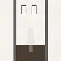 Modern Minimalist Floor Lamp With White Shade Black Base And Soft Lighting