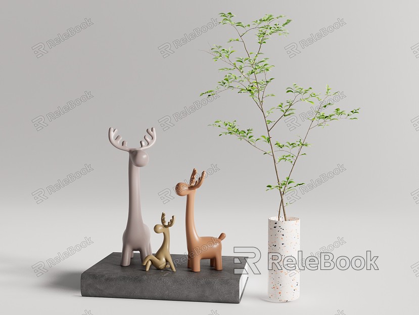 Modern vase vase ornaments model