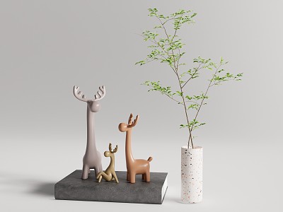 Modern vase ornaments 3d model