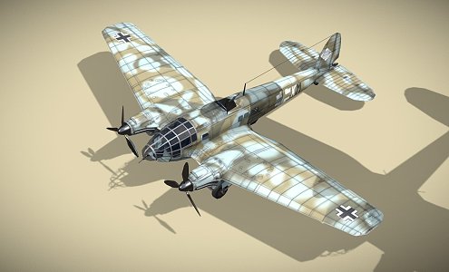 aircraft bomber 3d model