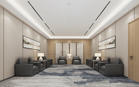 Modern Meeting Room 3d model