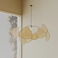 Modern chandelier 3d model