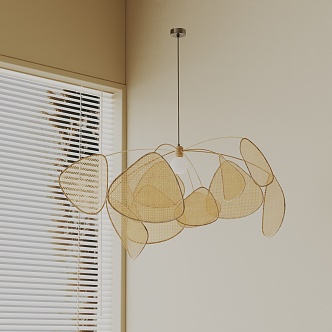 Modern chandelier 3d model