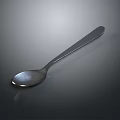 Sleek Metal Spoon as Essential Household Item for Daily Dining Use