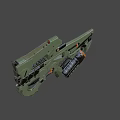 Weapon Sci-Fi Machine Gun 3d model