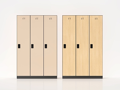 Modern Storage Cabinet Storage Wardrobe Locker Wardrobe 3d model