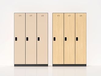 Modern Storage Cabinet Storage Wardrobe Locker Wardrobe 3d model