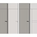 Modern Hinged Doors With Various Wooden Texture And White Finish Styles