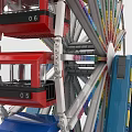 LEGO Toy Blocks Playground Ferris Wheel 3d model