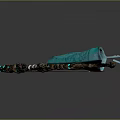 Decorative Traditional Bow With Turquoise Accents Arrows And Matching Quiver
