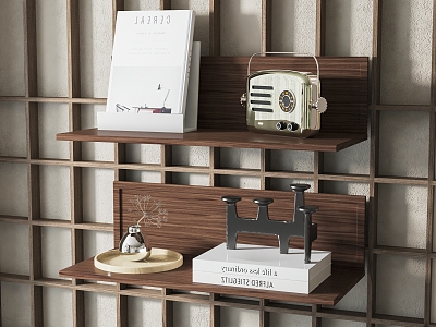 Modern Wall Shelf Wall-mounted Storage Rack model