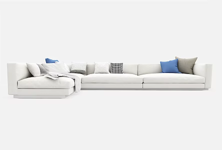 modern corner sofa 3d model