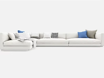 modern corner sofa 3d model