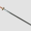 Chinese Longquan Sword Sword Long Sword Ancient Sword 3d model