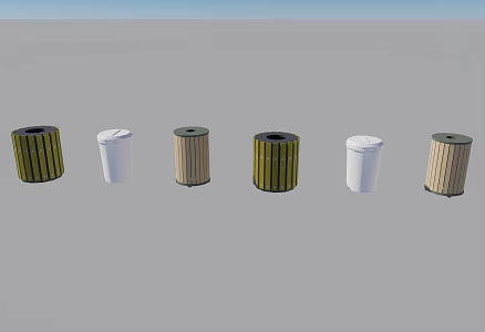 trash can 3d model