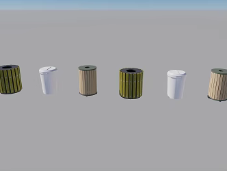 trash can 3d model