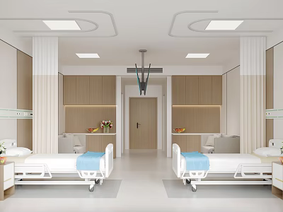 hospital ward 3d model
